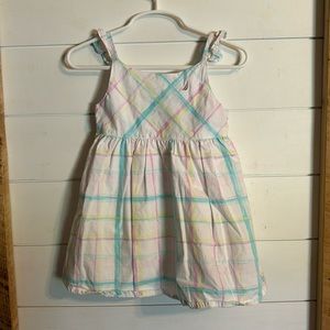 Náutica Girls pastel plaid Spring Dress Size 2T